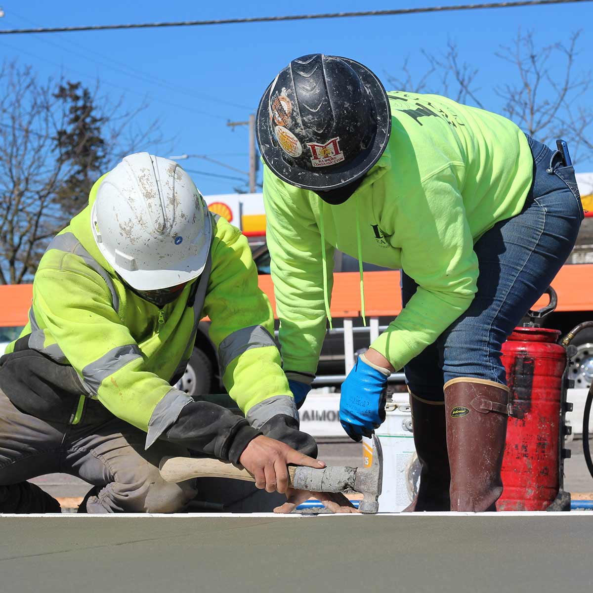 photo of a construction worker