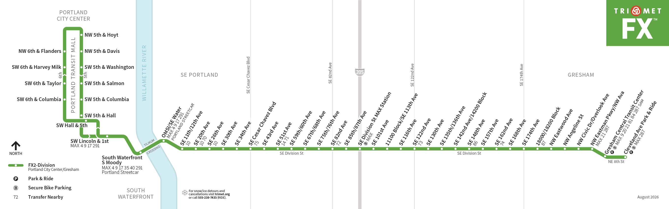 FX2 Route Map