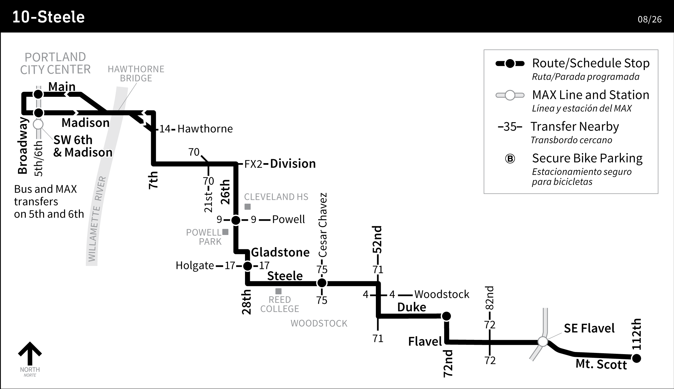 Bus Line 10 route map