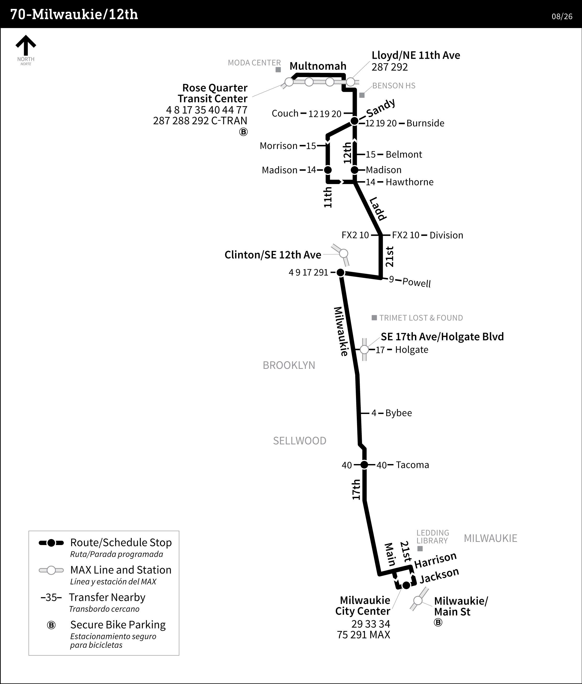 Bus Line 70 route map