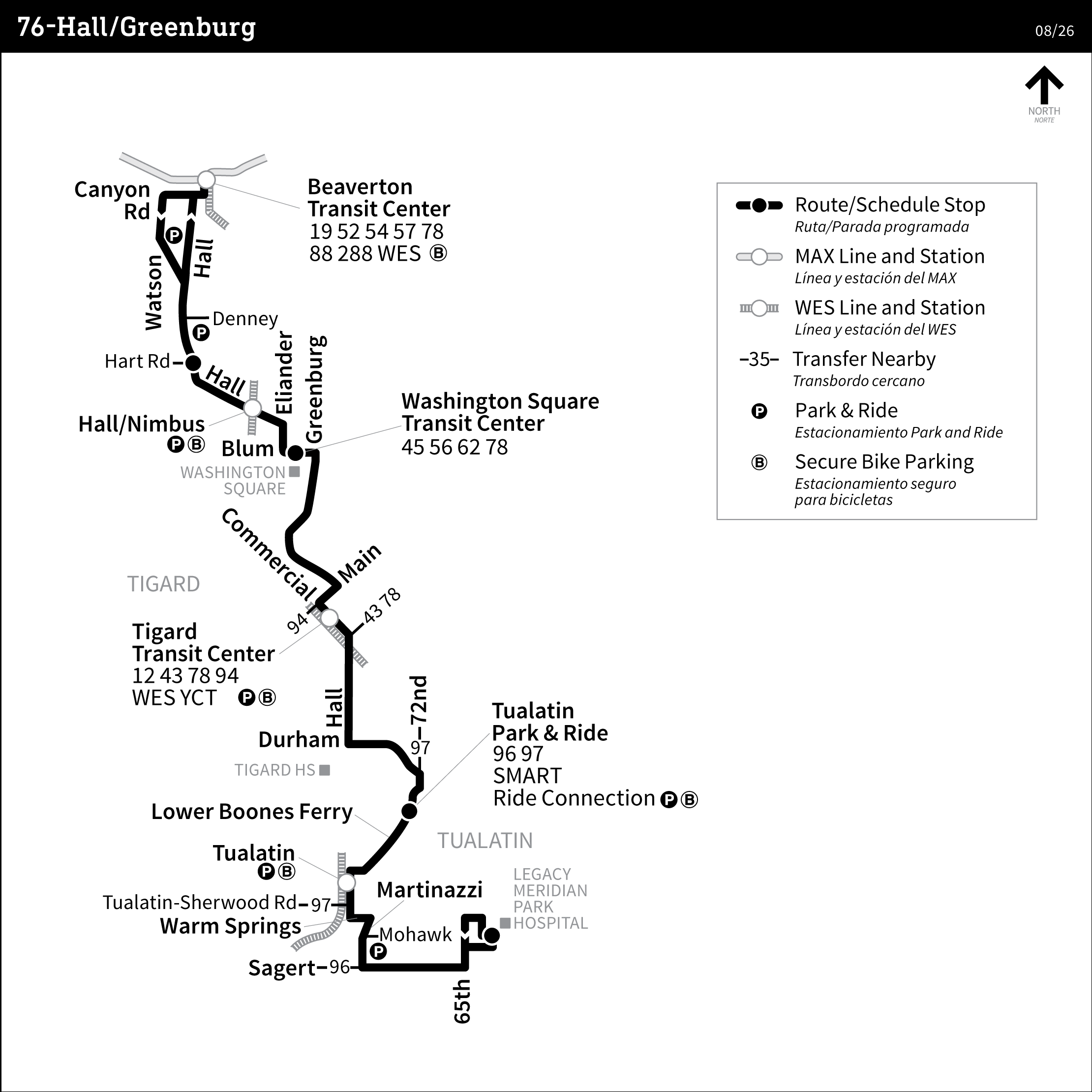 Bus Line 76 route map